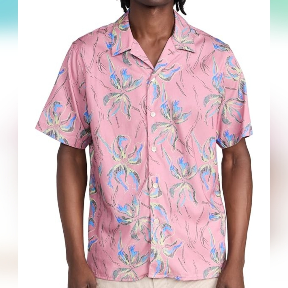 Paul Smith Iris Floral Shirt Size M NWT